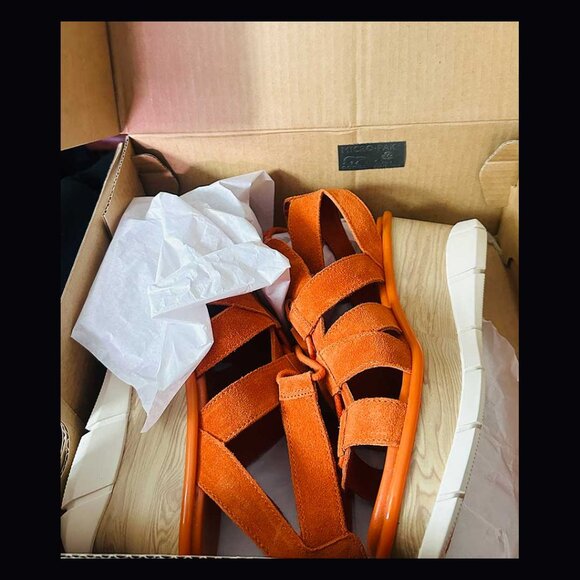 Funky Women's Joanie™ III Lace-Up Wedge Sandal New in Box - Picture 2 of 7